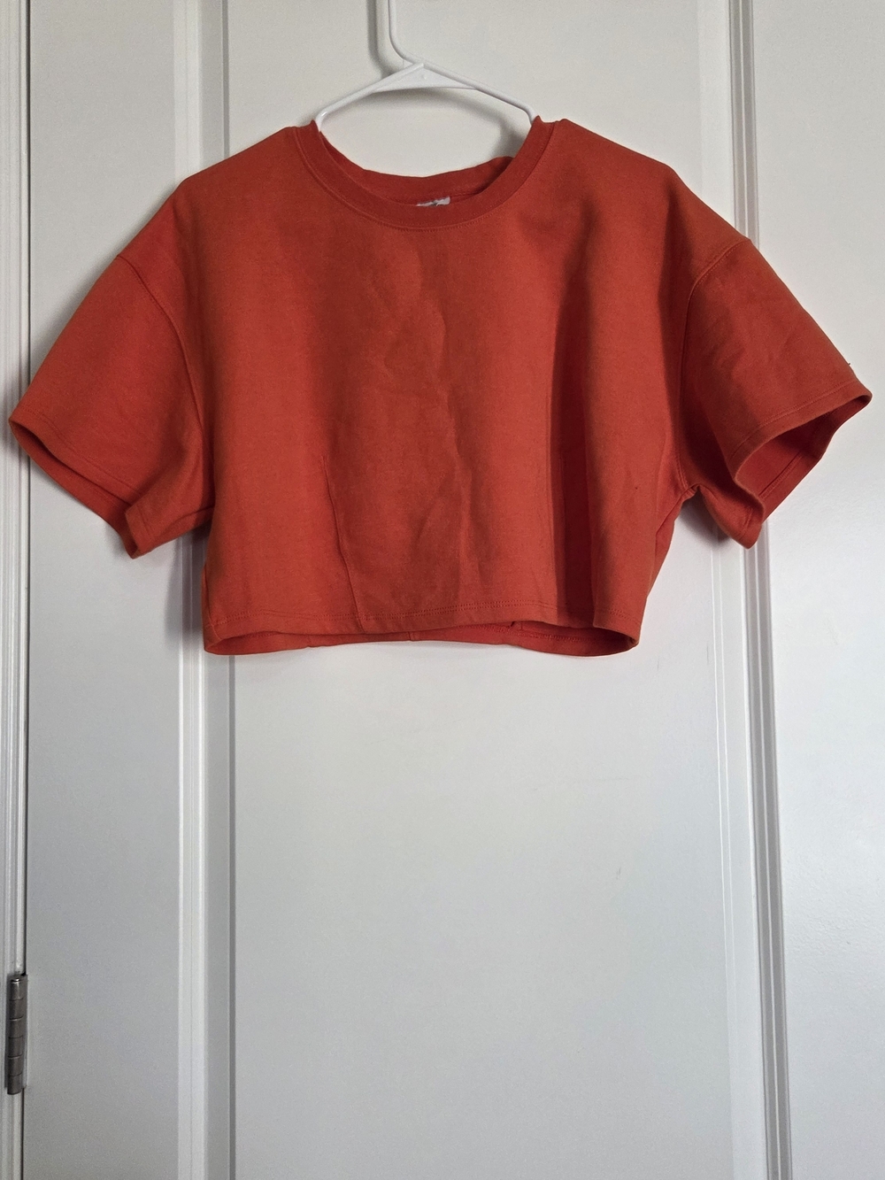 Classic Cropped Tee - Orange
